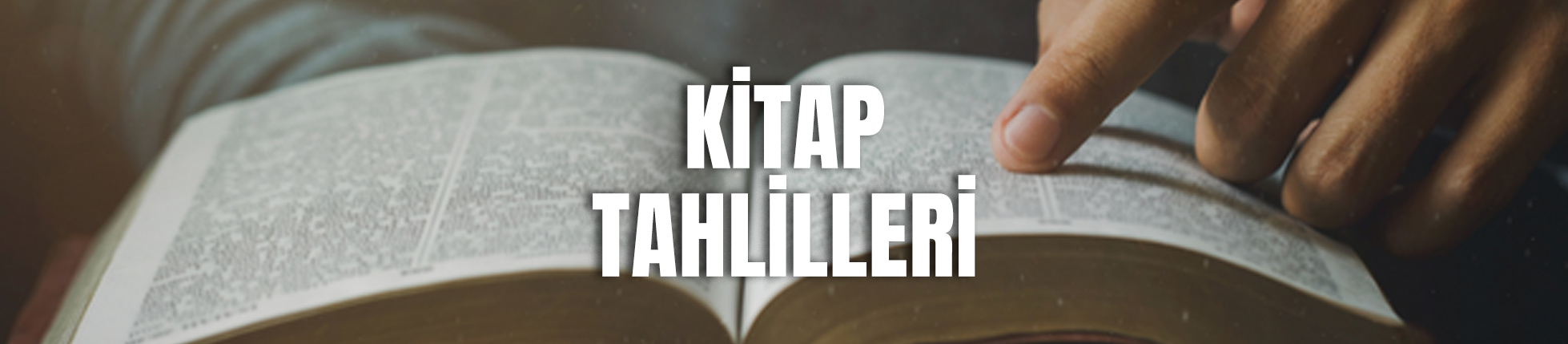Kitap Tahlilleri